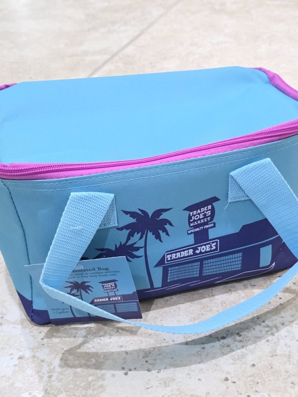Trader Joe's Mini Insulated Cooler - Blue
